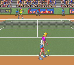 David Crane's Amazing Tennis (USA) In game screenshot